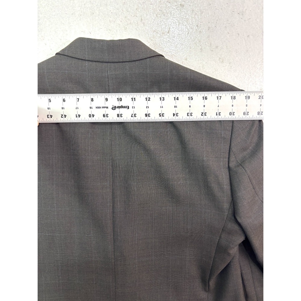 Joseph Abboud 40S 32x28 2pc Pant Suit Gray 100% Wool All Season Two Button - Picture 11 of 16